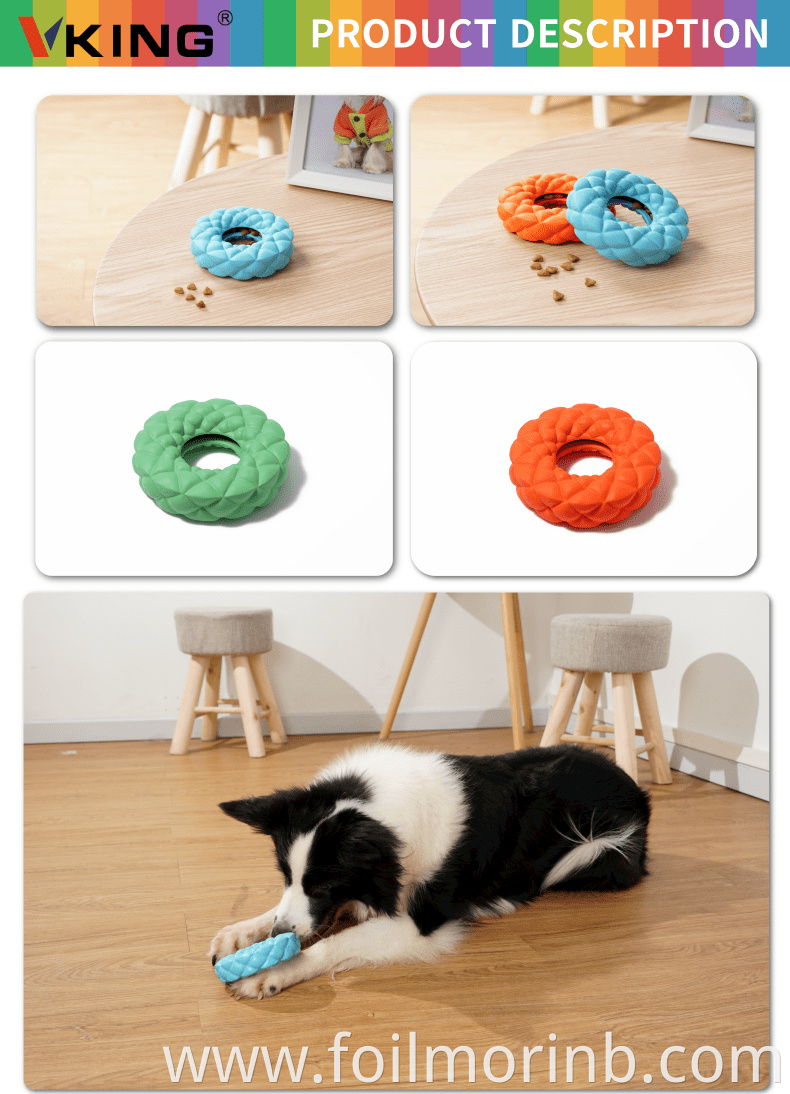 Ring Feeder Puzzle Dog Toy